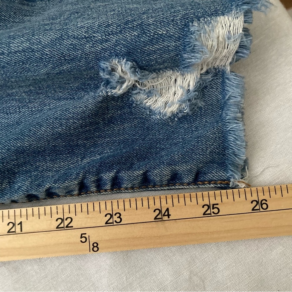 Rewash Skinny Jeans Size 3 / 26 Blue Raw Hem Stretch Denim - Picture 11 of 12